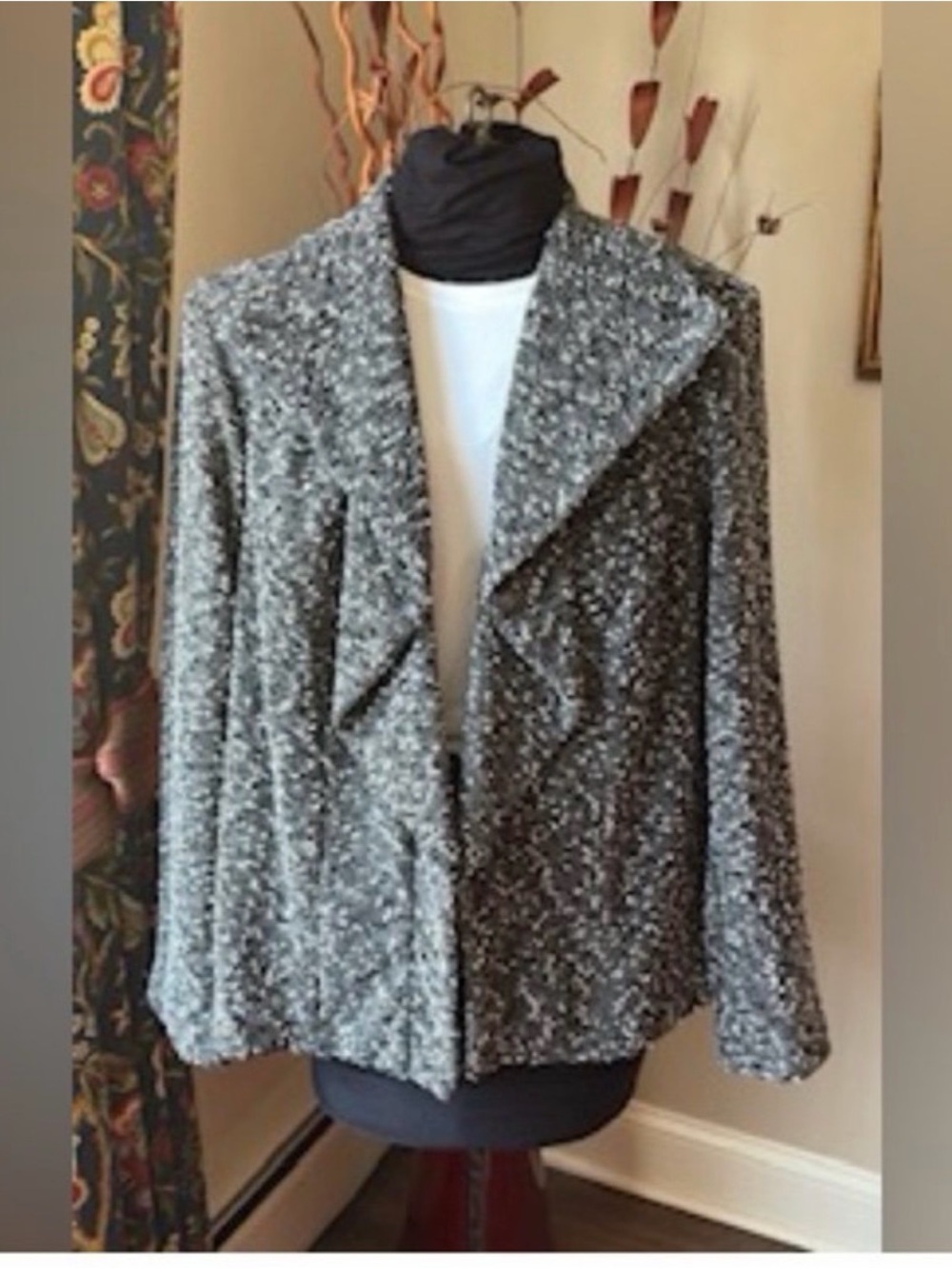NWT! Dressbarn Black & White Tweed Blazer | 18/20